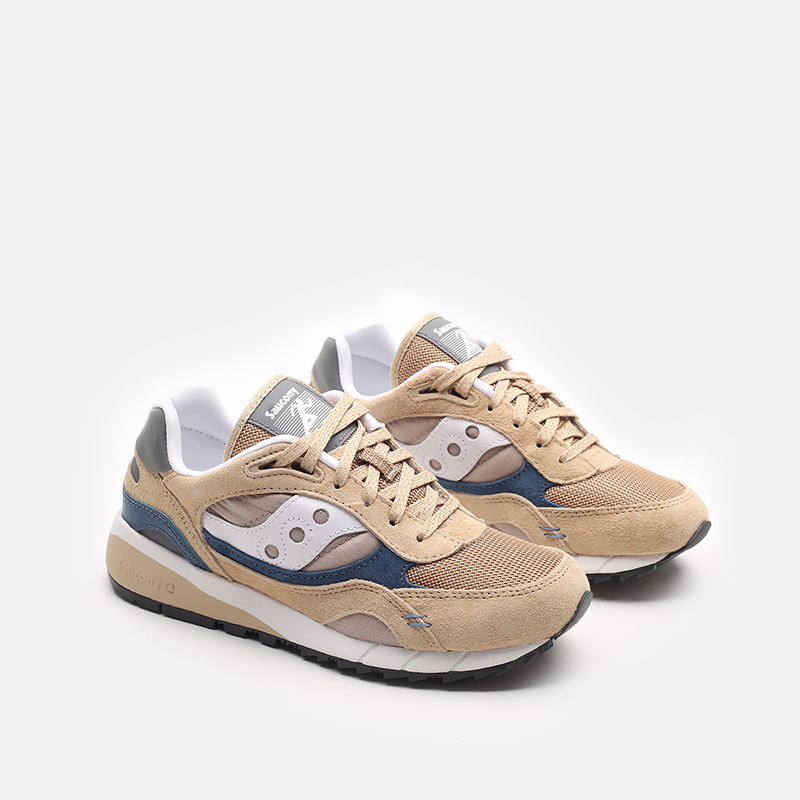 мужские бежевые кроссовки Saucony Shadow 6000 S706743 - цена, описание, фото 3